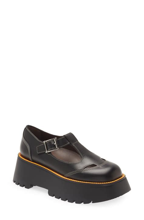 burberry platform mary janes|Burberry Leather Oxfords .